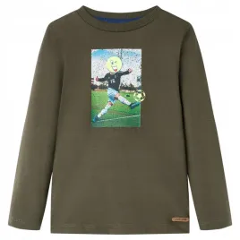 koszulka-dziecieca-z-dlugimi-rekawami-khaki-128