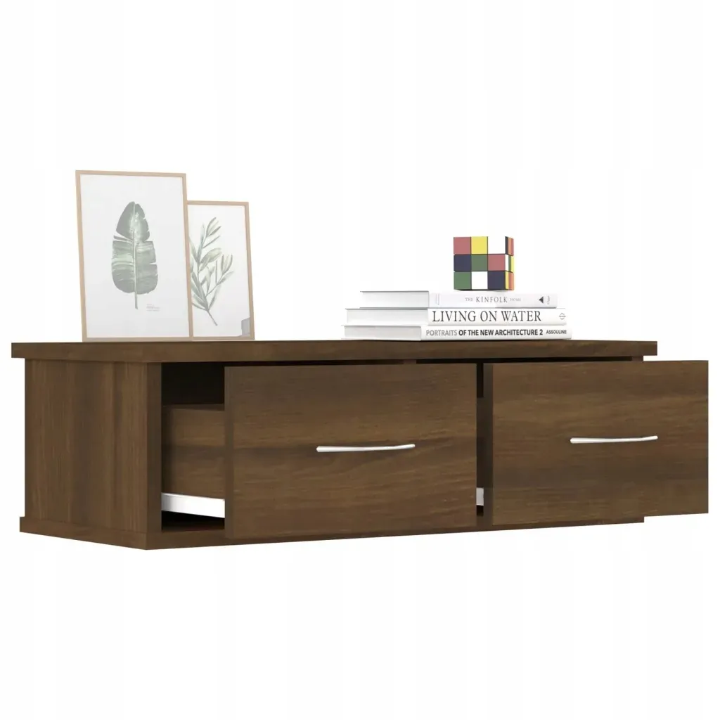 szafka-scienna-brazowy-dab-60x26x185-cm-stan-nowy