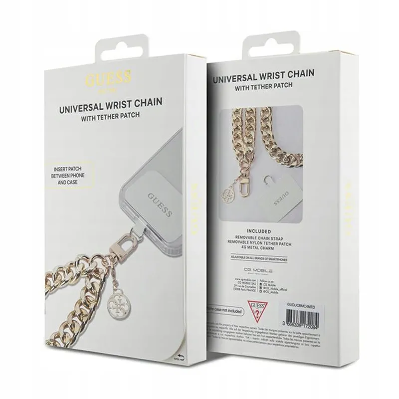 guess-universal-hand-strap-4g-charm-gold