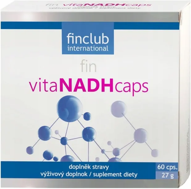 Finclub VitaNADHcaps - Panmol NADH aktywna Witamina B3 (niacyna) 60 kaps.