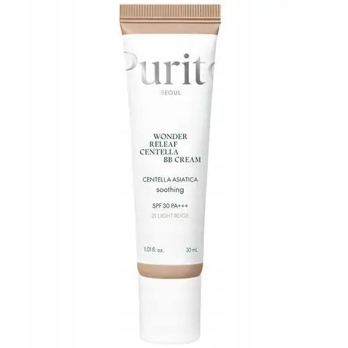 Фото - Крем і лосьйон Purito Cica Clearing BB Cream Krem BB #21 Light Beige 30 ml NOWA WERSJA 