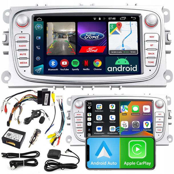 RADIO NAWIGACJA NCS RS-406S ANDROID FORD GALAXY Mk3 2006-2015 BLUETOOTH