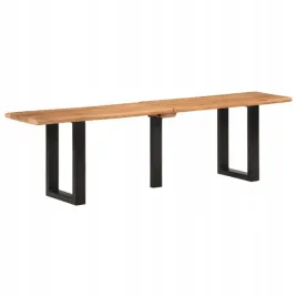 lawka-160-cm-lite-drewno-akacjowe-i-stal