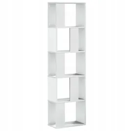 5-poziomowy-regal-na-ksiazki-bialy-45x235x1