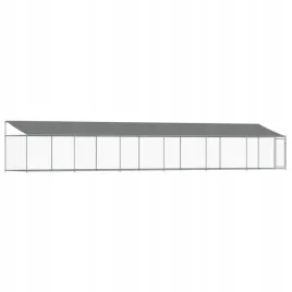 klatka-dla-psa-z-dachem-i-drzwiami-szara-12x2x2