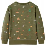 bluza-dziecieca-khaki-140-stan-nowy