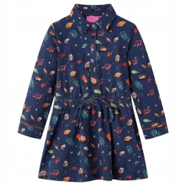 sukienka-dziecieca-z-dlugimi-rekawami-granatow