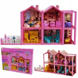 willa-dla-lalek-domek-rozowy-taras-samochgod-lalki-laleczki-do-zabawy-meble