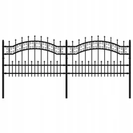 ogrodzenie-z-grotami-czarne-115-cm-malowana-pro