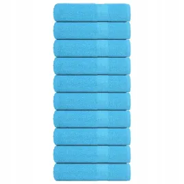 reczniki-kapielowe-10-szt-turkusowe-100x150c