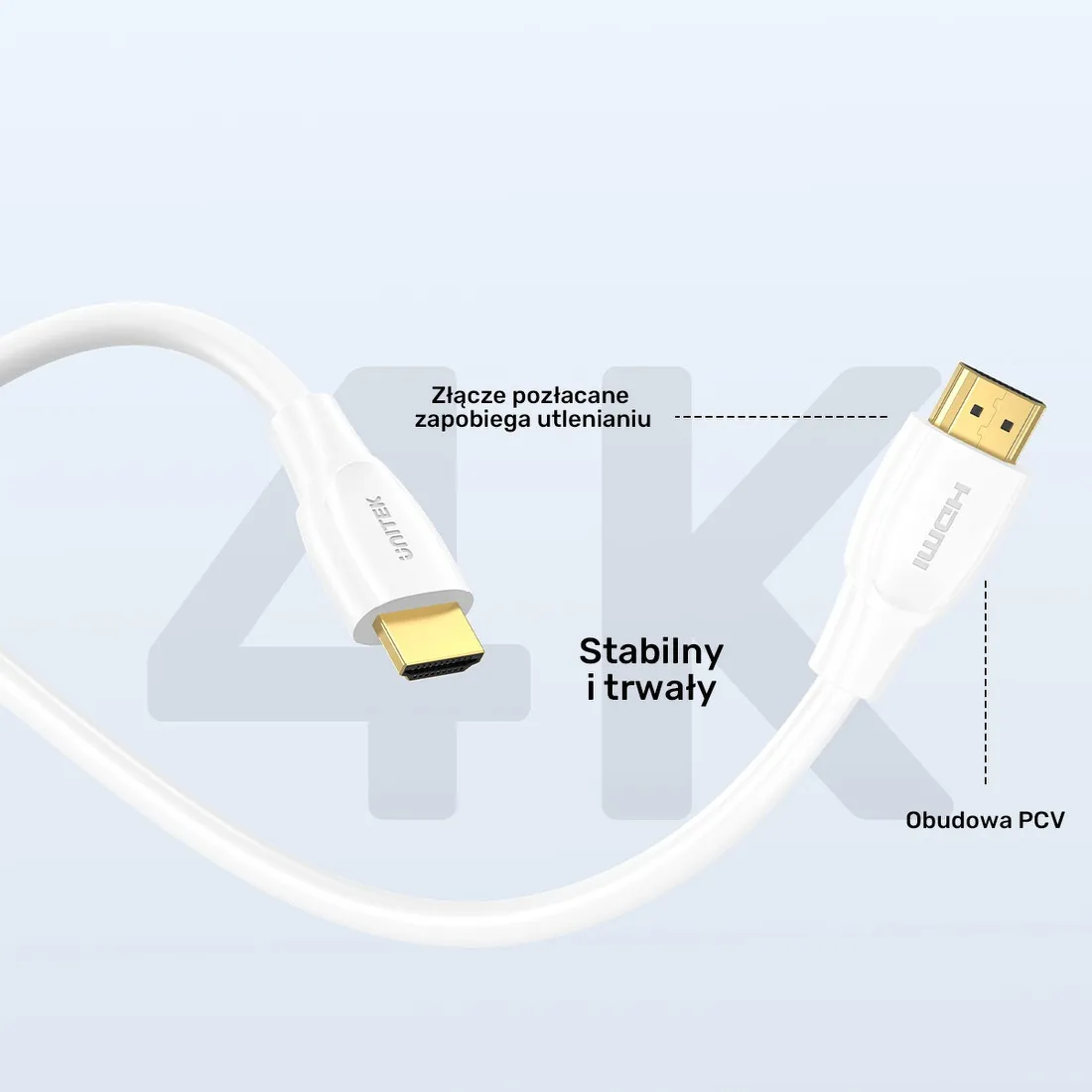unitek-kabel-hdmi-2-0-4k-bialy-5m