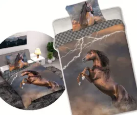 posciel-komplet-kon-piorun-poszewka-koldra-140x200-poszewka-poduszka-70x9