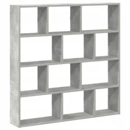 polka-scienna-kostka-12-przegrodami-szarosc