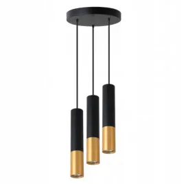 lampa-loftowa-wiszaca-gu10-led-czarna-zlota-salon