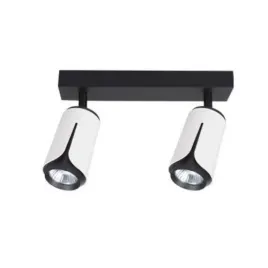 reflektory-dwa-ruchome-led-gu10-kinkiet-bialo-czarny