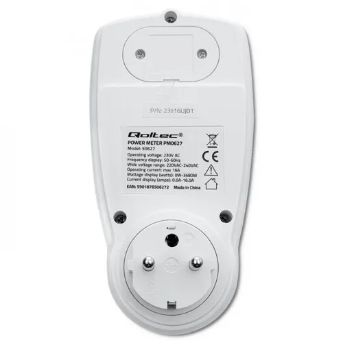 qoltec-watomierz-pm0627-3680w-16a-lcd-waga-z-opakowaniem-0-21-kg