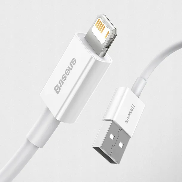 baseus-kabel-przewod-usb-do-lightning-24a-025m-do-iphone-bialy-zgodnosc-ze-standardem-quick-charge-1-0-quick-charge-2-0