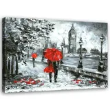 obraz-na-plotnie-canvas-londyn-w-deszczu
