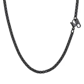 prosteel-meski-lancuszek-3mm-z-zapieciem-karabinczyk-61cm-czarny