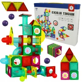 klocki-magnetyczne-edukacyjne-tor-kulkowy-zjezdzalnia-148-el-dla-dziecka
