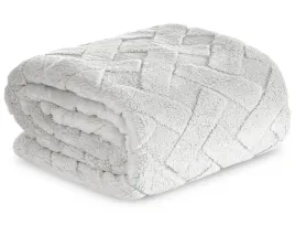 koc-eurofirany-170x210-srebrny-caro-flano-narzuta-na-kanape