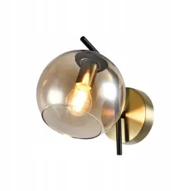 dekoracyjny-kinkiet-scienny-1xe14-szklany-bursztynowy-klosz-lampa