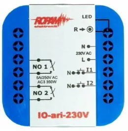 ropam-io-ari-230v-bezprzewodowy-douszkowy-dwukanalowy-sterownik-230vac