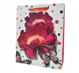 torba-prezentowa-na-prezent-torebka-na-urodziny-czerwony-kwiat-32x26x10