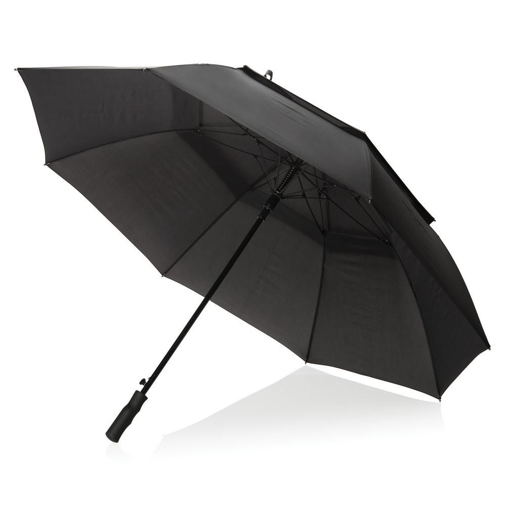 Sztormowy, dwuwarstwowy parasol automatyczny Tornado 30 Czarny