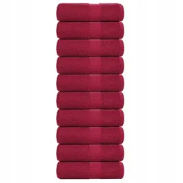 reczniki-dla-gosci-10-szt-bordeaux-30x50-cm