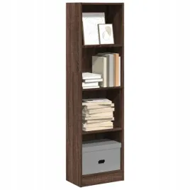 regal-brazowy-dab-40x24x143-cm-material-drewnopochodny
