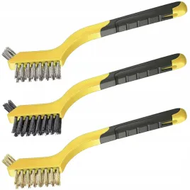 szczotki-druciane-waskie-dwustronne-zestaw-stal-nierdzewna-nylon-mosiadz-x3