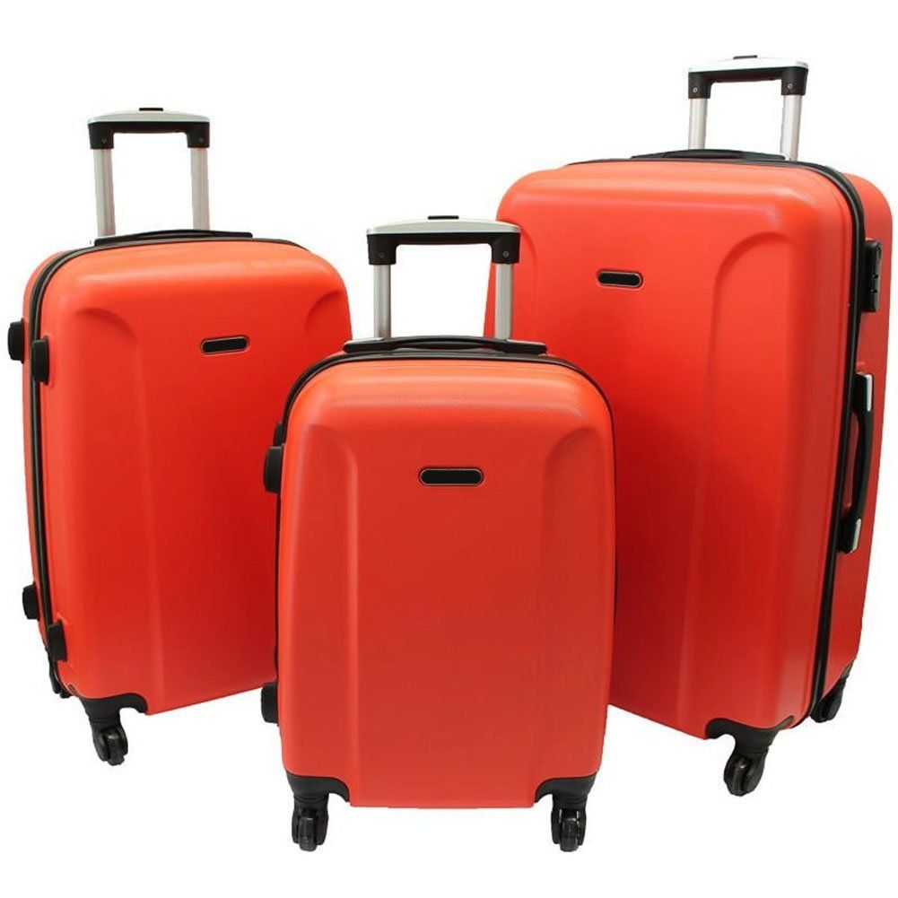 Zestaw 3 walizek PELLUCCI RGL 790 Pomarańczowe