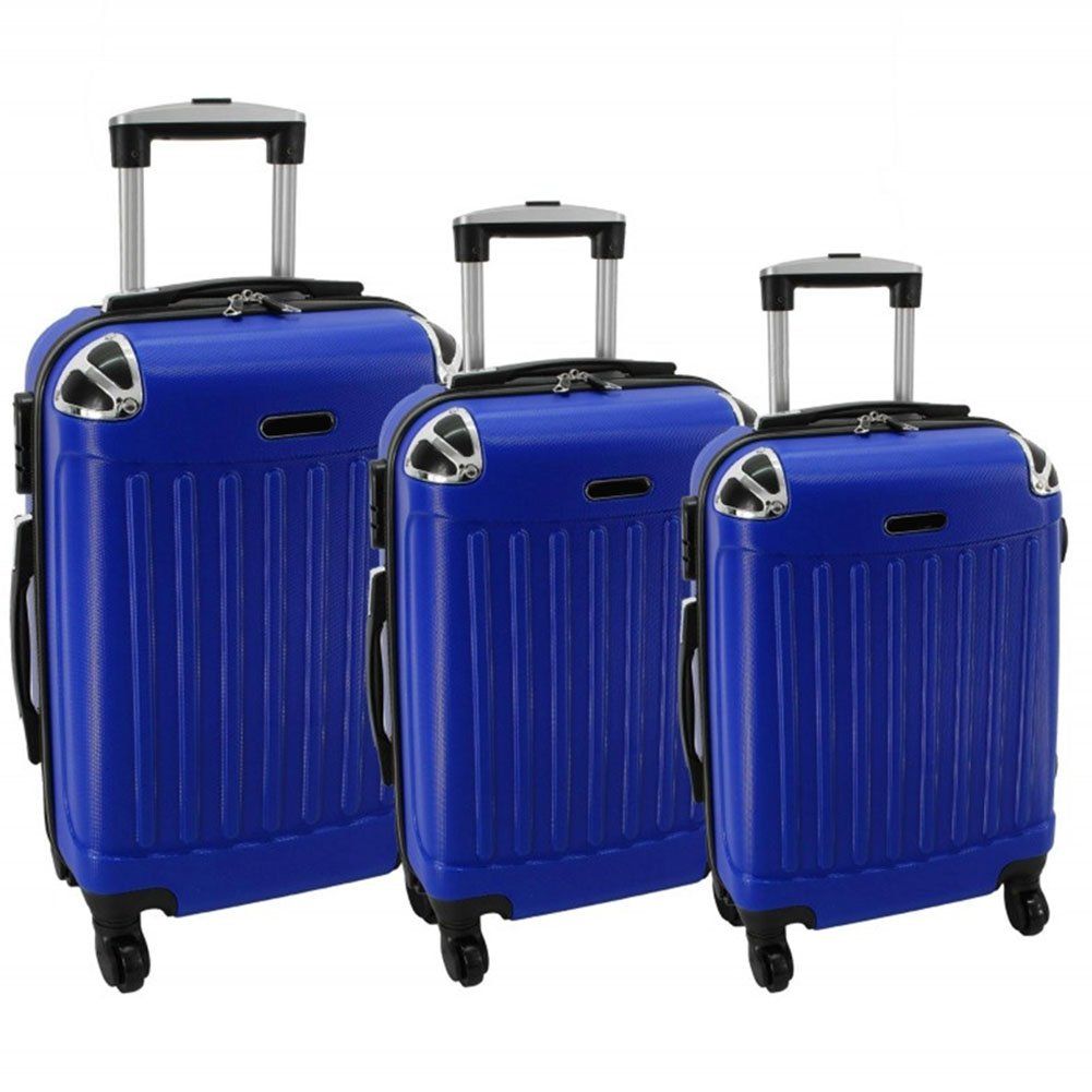Zestaw 3 walizek PELLUCCI RGL 735 Niebieskie