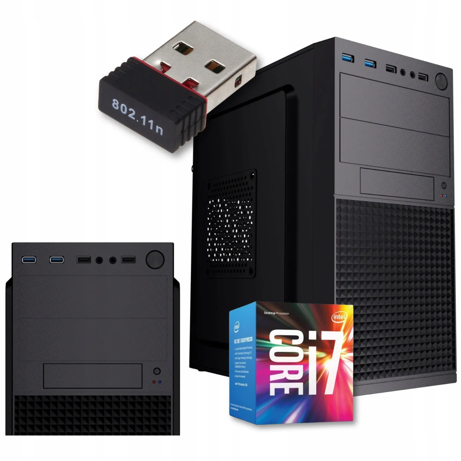 Komputer Biurowy Intel Core i7 3,8GHz | 16GB/512GB SSD