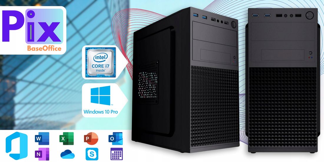 Komputer Biurowy Intel Core i7 3,8GHz | 16GB/512GB SSD