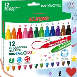flamastry-dwustronne-stempelki-dla-dzieci-alpino-12-sztuk-kolorow-zmywalne
