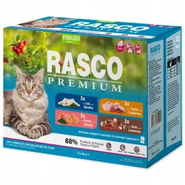 rasco-premium-losos-dorsz-kaczka-indyk-fileciki-w-sosie-12x85g-saszetka