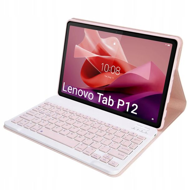 ﻿Etui pokrowiec z klawiaturą magnetyczną Bluetooth do Lenovo Tab P12 TB-370