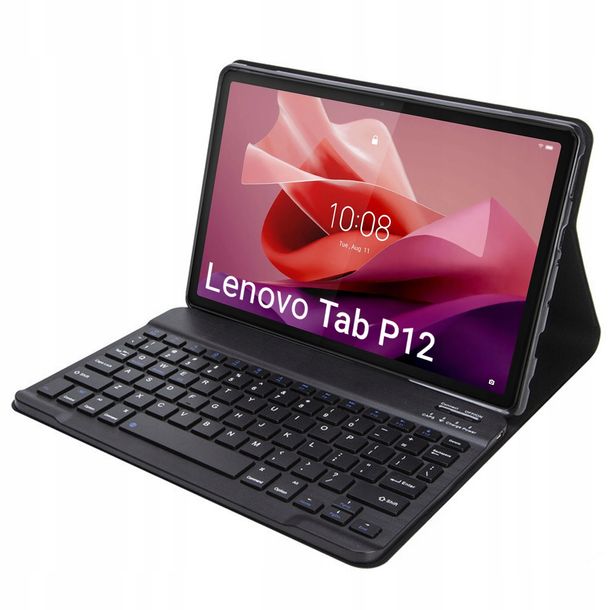 ﻿Etui pokrowiec z klawiaturą magnetyczną Bluetooth do Lenovo Tab P12 TB-370