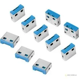 logilink-10-locks-au0046-blue