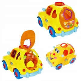 samochod-autko-auto-sorter-wesolek-12m-z-klockami