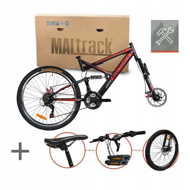 rower-gorski-mtb-maltrack-target-red-silver-26-rozmiar-ramy-18-cali-rok-produkcji-2024