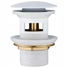 eviso-korek-umywalkowy-klik-klak-bialy-mosiezny-z-przelewem