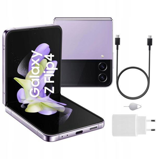 Smartfon Samsung Galaxy Z Flip4 8GB 128GB 5G NFC sAMOLED 2X Fioletowy