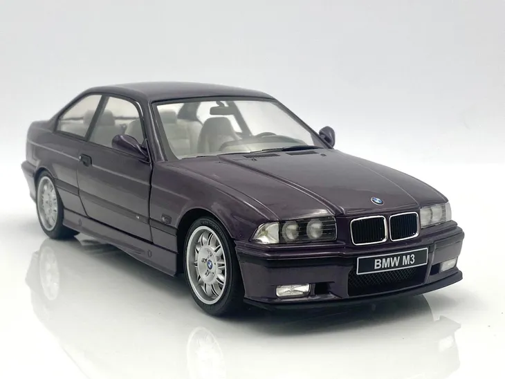 bmw-m3-e36-1990-techno-violet-solido-1-18-skala-skale-do-1-18