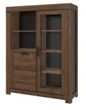 witryna-niska-brass-1d1w-dab-brazowy