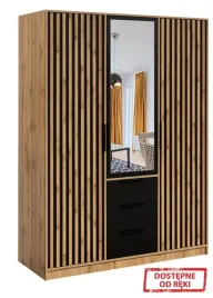 szafa-otwierana-z-lustrem-i-lamelami-150-cm-bali-lux-d3-dab-wotan-czarny