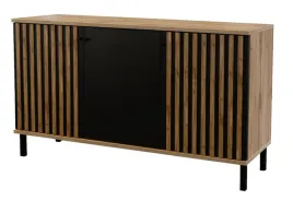komoda-z-lamelami-150-london-3d-dab-wotan-czarny
