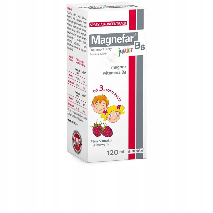 magnefar-b6-junior-plyn-120-ml